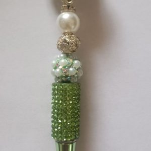 #104 green fancy pen